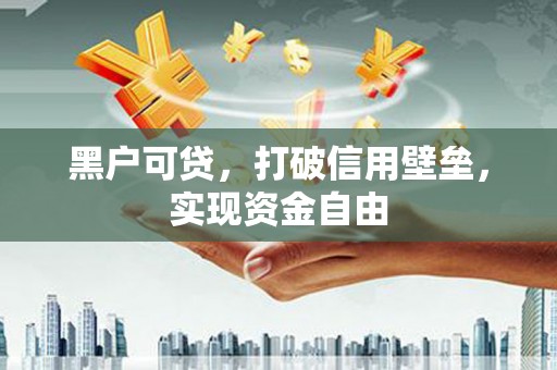 获嘉黑户可贷，打破信用壁垒，实现资金自由