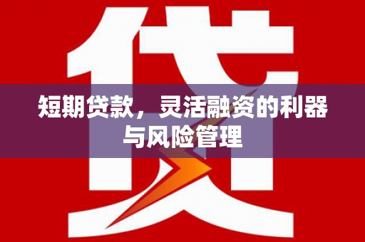 获嘉短期贷款，灵活融资的利器与风险管理