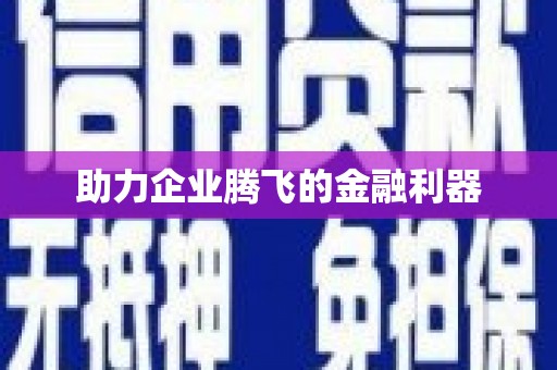 获嘉助力企业腾飞的金融利器