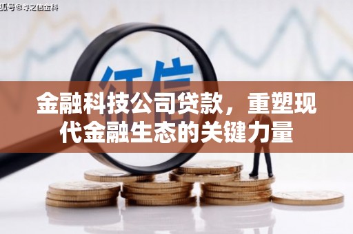 获嘉金融科技公司贷款，重塑现代金融生态的关键力量