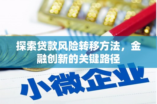 获嘉探索贷款风险转移方法，金融创新的关键路径
