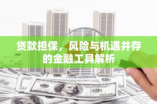 获嘉贷款担保，风险与机遇并存的金融工具解析