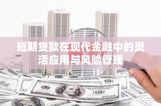 获嘉短期贷款在现代金融中的灵活应用与风险管理