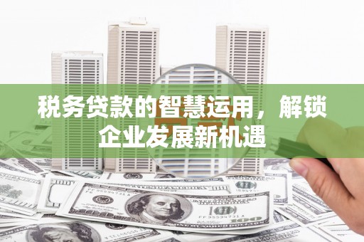 获嘉税务贷款的智慧运用，解锁企业发展新机遇